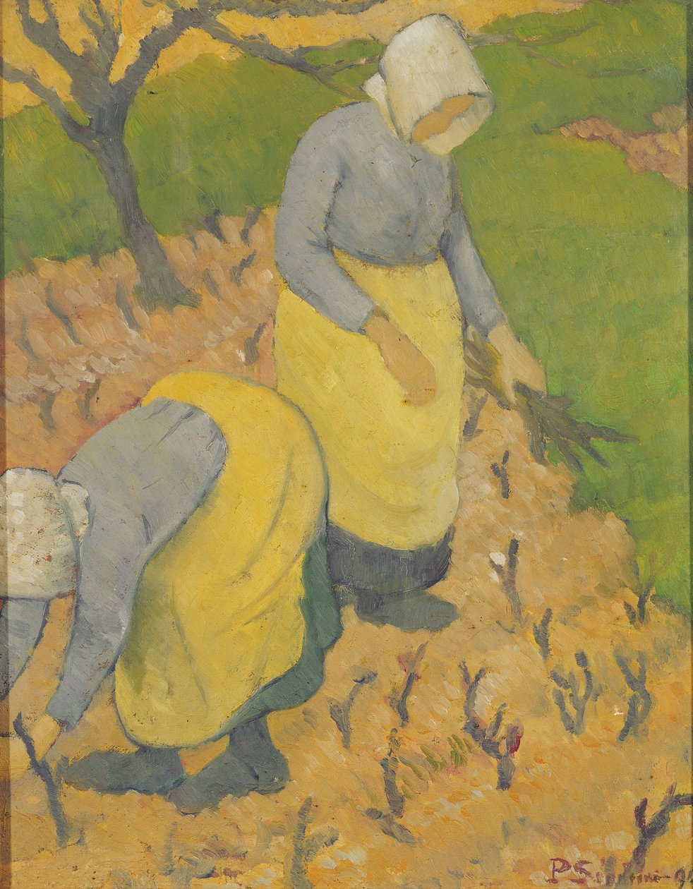 النساء في الكرم ، 1890 بواسطة بول سيروسييه