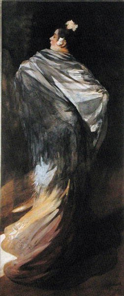 جمال إسباني ، حوالي عام 1900 (ألوان مائية على ورق) بواسطة بول ألبرت (Attr. To) Besnard