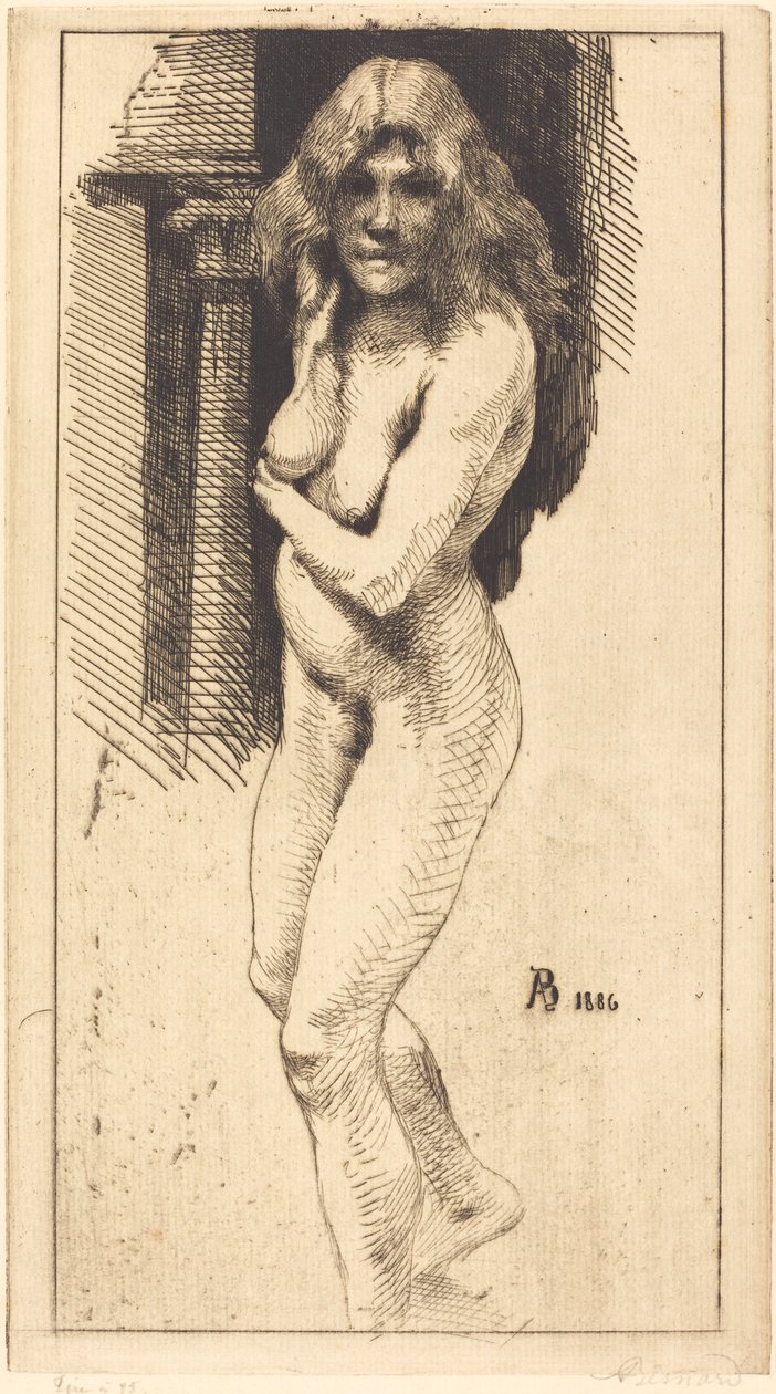 كارمن تقف في فيلم Nude Carmen الجديد لأول مرة ، 1886. بواسطة بول ألبرت بيسنارد