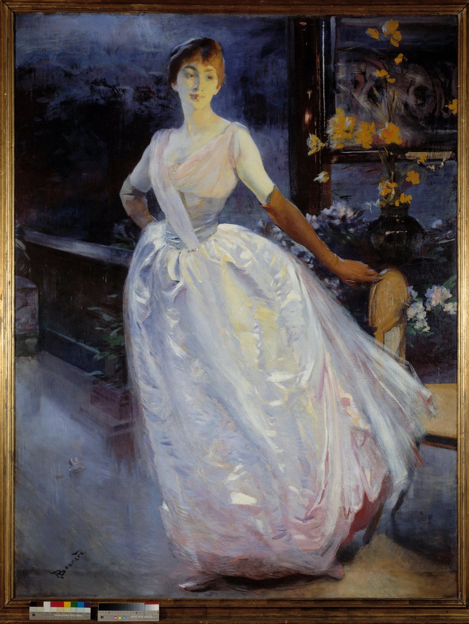 بورتريه مدام روجر جوردان زوجة الرسام. لوحة بول ألبرت بيسنارد (1849-1934) بواسطة بول ألبرت بيسنارد