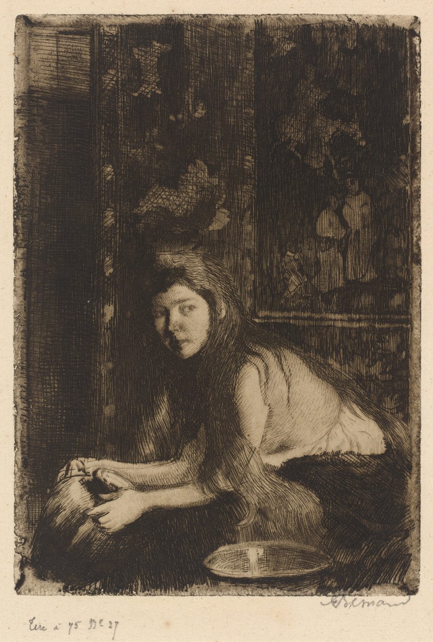 امرأة ذات مزهرية La femme au vase ، 1894. بواسطة بول ألبرت بيسنارد