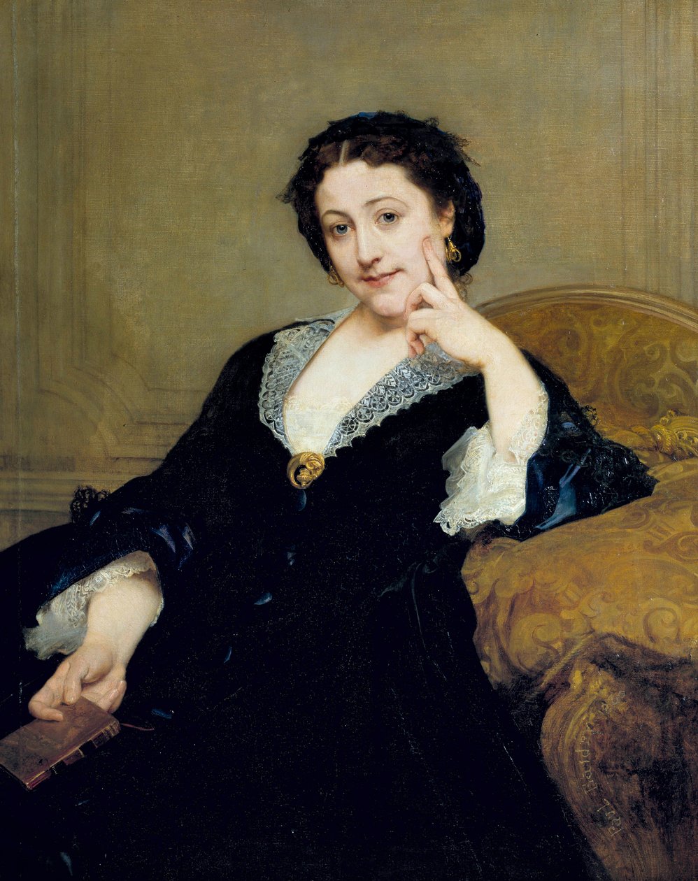 صورة مادلين بروهان (1833-1900) من لوحة كوميدي فرانسيز بقلم بول بودري (1828-1885) 1860 صن. 1.06 × 0.84 م باريس ، متحف دورسيه بواسطة بول بودري