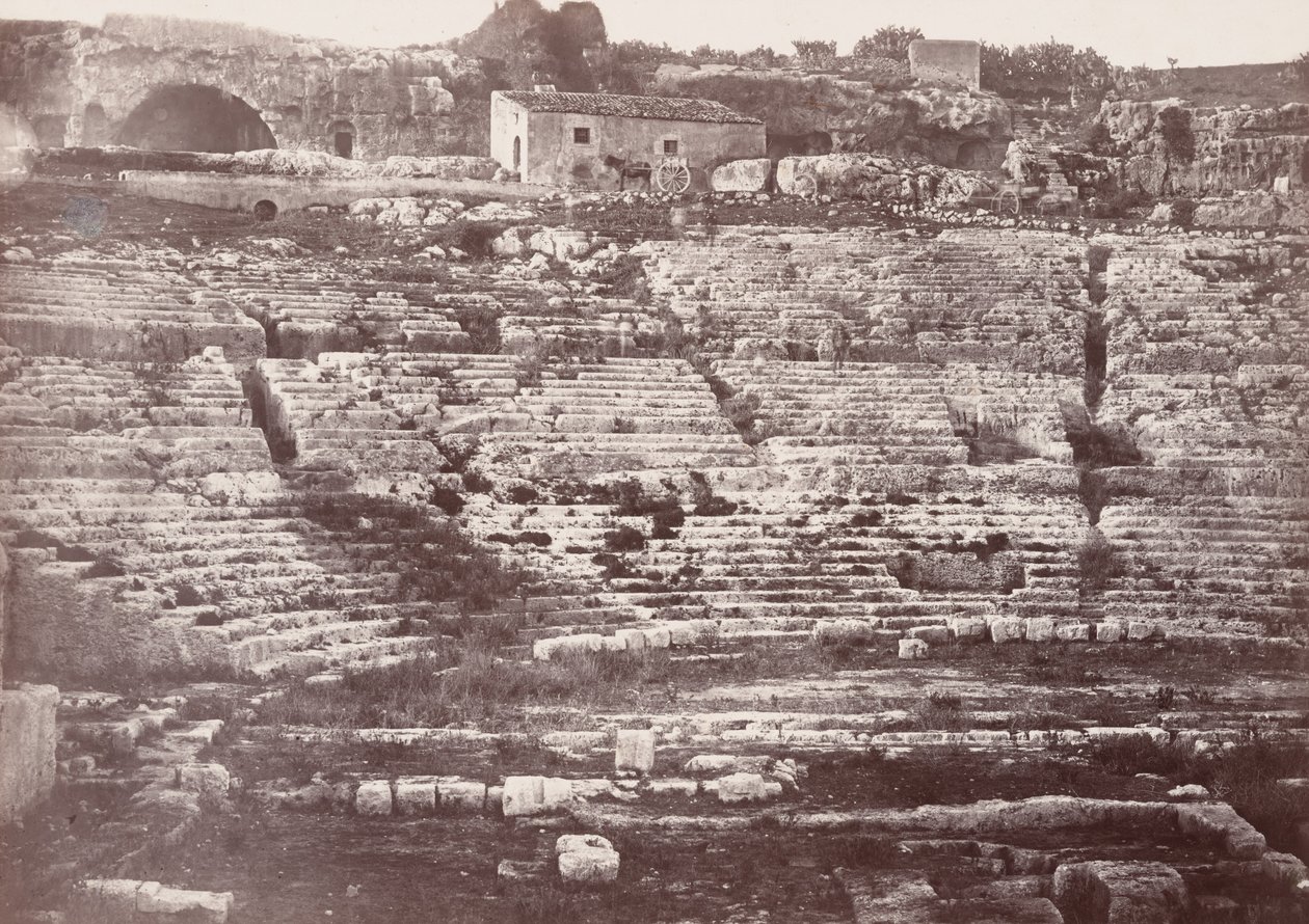 مسرح سيراكيوز (مدرج سيراكيوز)، 1865 (صورة) بواسطة بول برتييه