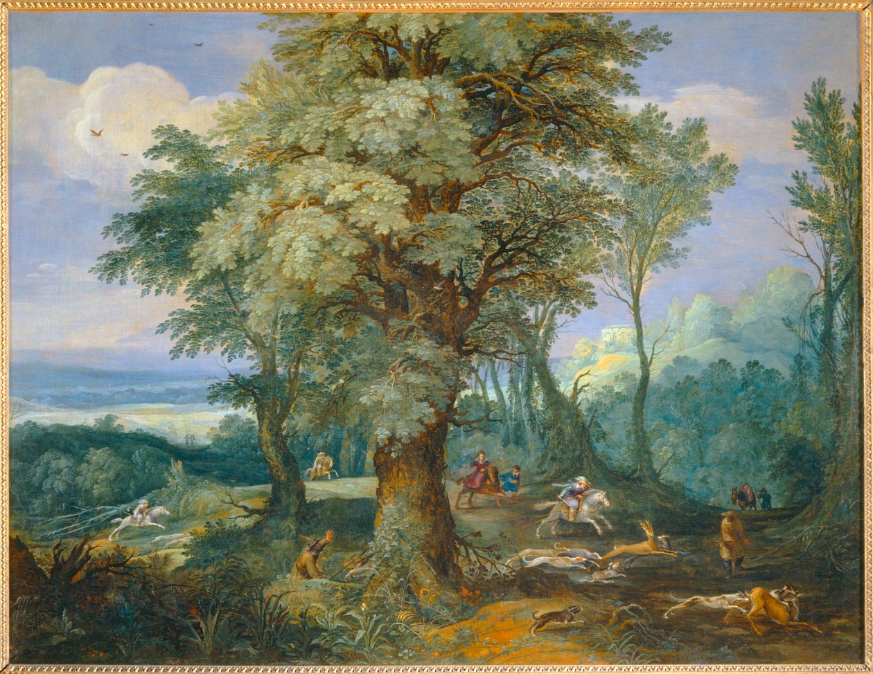 La chasse au daim - صيد الغزلان ... بواسطة بول بريل أو بريل