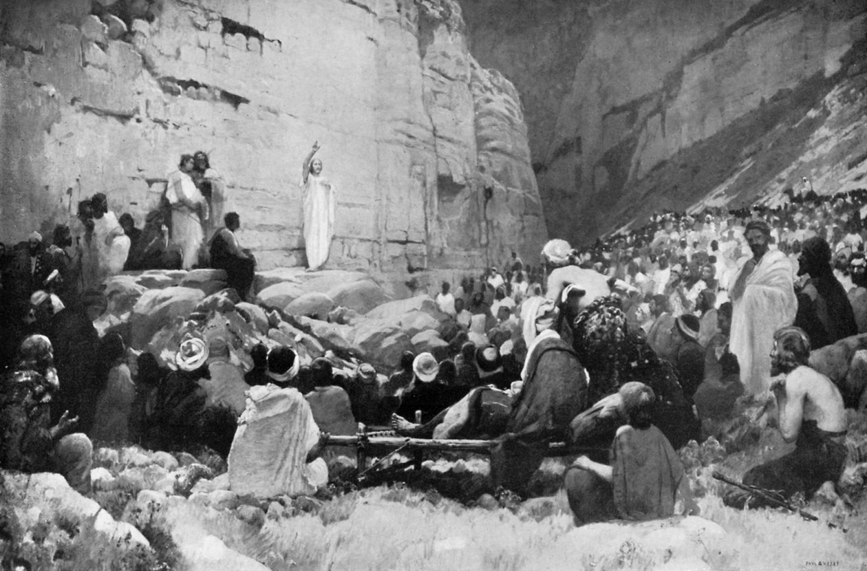 الخطبة على الجبل 1926. بواسطة بول بوفيه