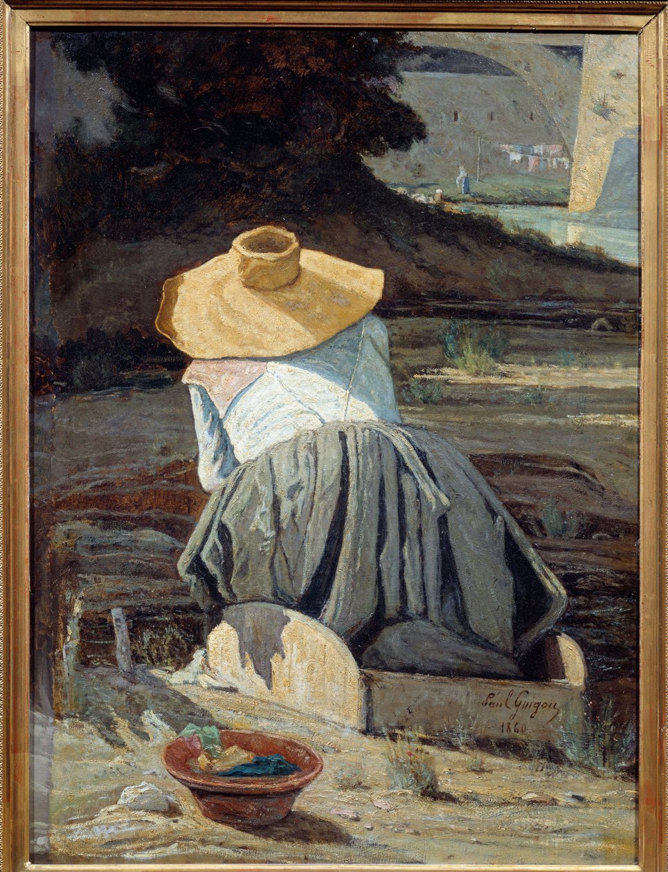 غسالة. لوحة بول كاميل غويغو (1834-1871) بواسطة بول كاميل جويجو