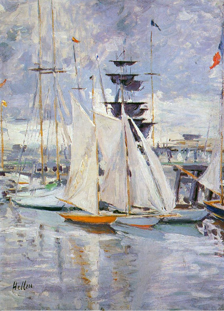 الميناء ، دوفيل ، نورماندي ، 1912 بواسطة بول سيزار هيليو