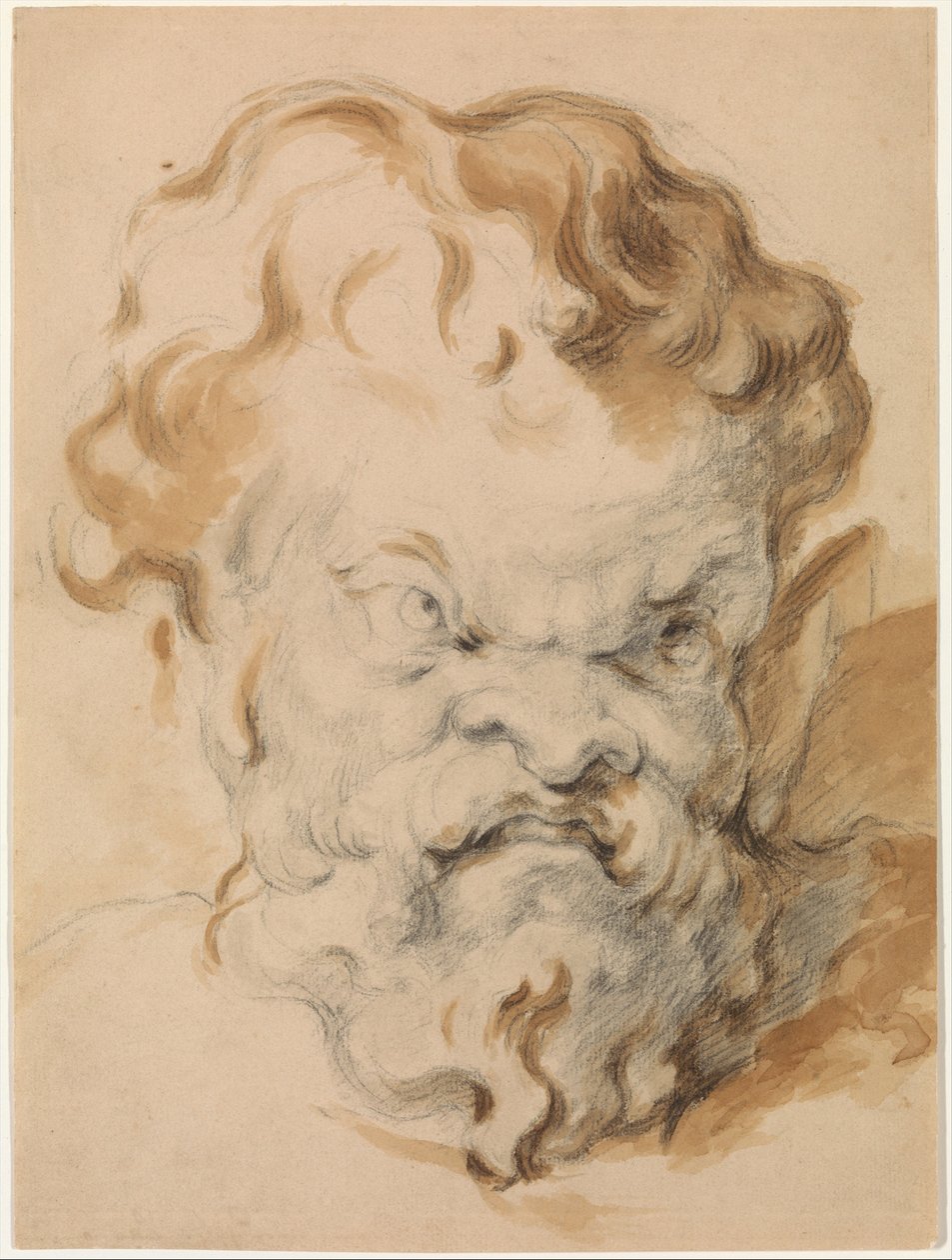 رأس Silenus بواسطة بول سيزان
