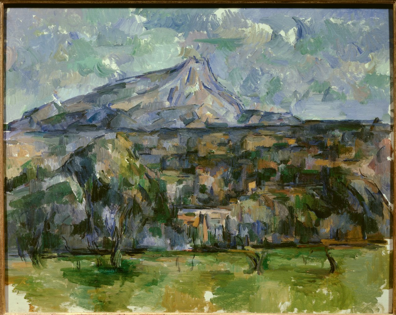 جبل النصر المقدس. لوحة بول سيزان (1839-1906) بواسطة بول سيزان