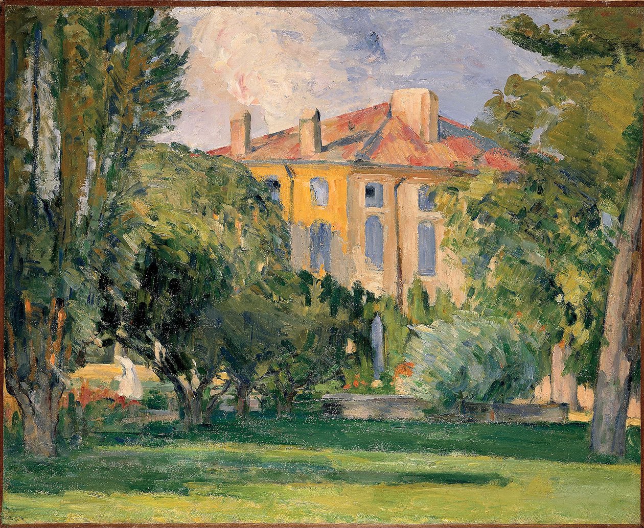 La Maison du Jas de Bouffan بواسطة سيزان بول (1839-1906). زيت على قماش ، مقاس 59x71 بواسطة بول سيزان