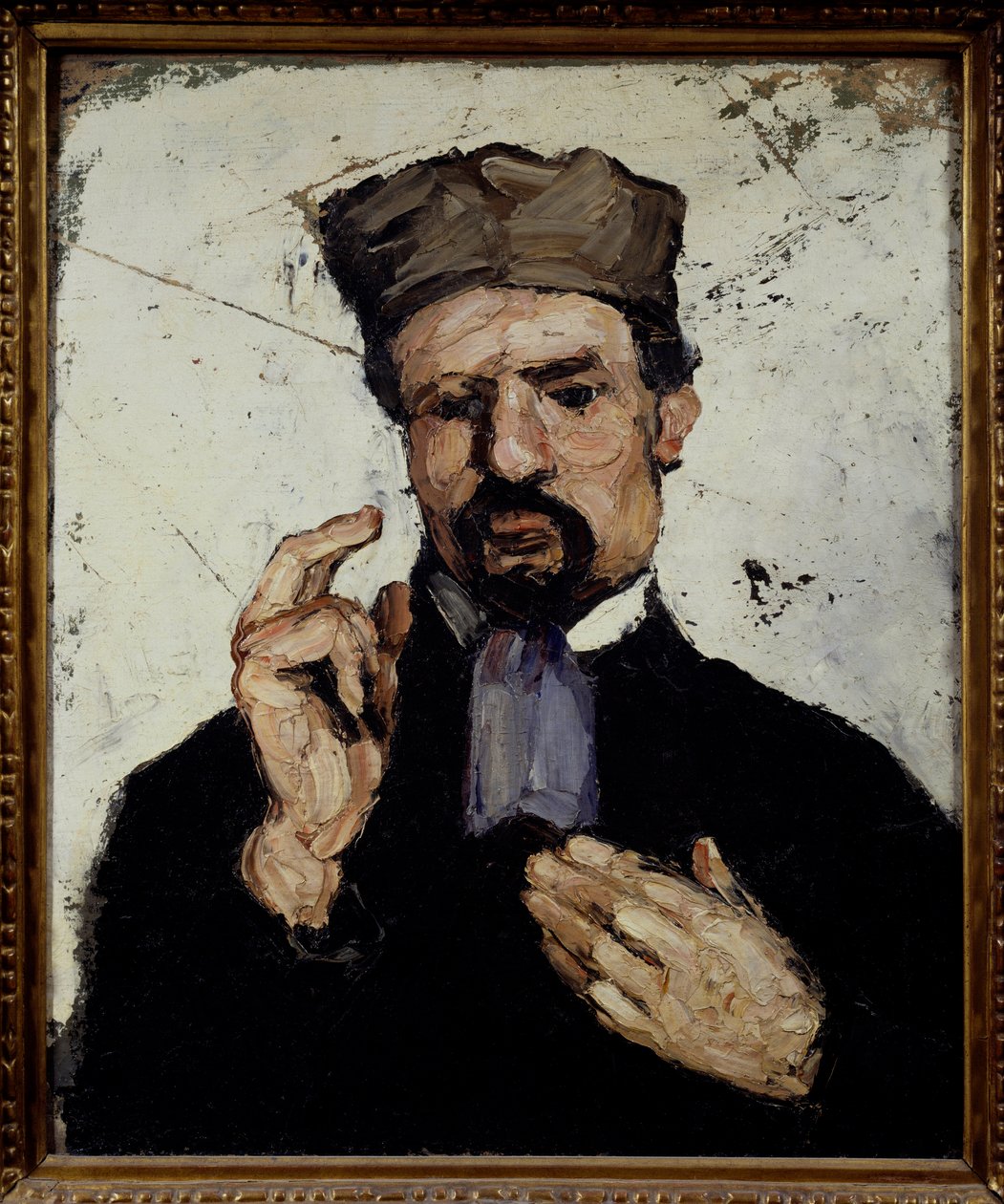 صورة للعم دومينيك في لوحة المحامي بقلم بول سيزان (1839-1906) 1866 صن. 0،65x0،54 م باريس ، متحف دورسيه بواسطة بول سيزان