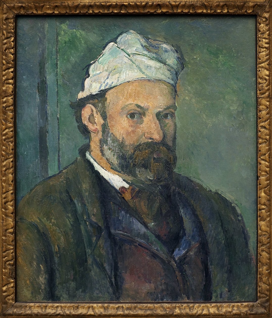 تصوير شخصي. لوحة لبول سيزان (1839-1906) ، زيت على قماش حوالي عام 1880. الفن الفرنسي بواسطة بول سيزان