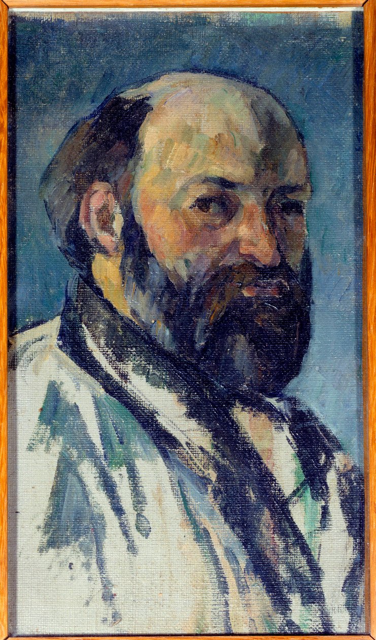 لوحة بورتريه ذاتية بواسطة بول سيزان (1839-1906) 1877 صن. 0،25x0،14 م باريس ، متحف أورسيه بواسطة بول سيزان