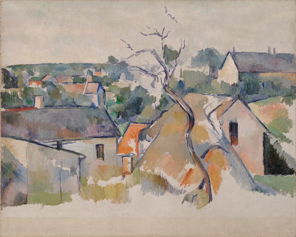 The Rooftops ، حوالي 1898 (زيت على قماش) بواسطة بول سيزان