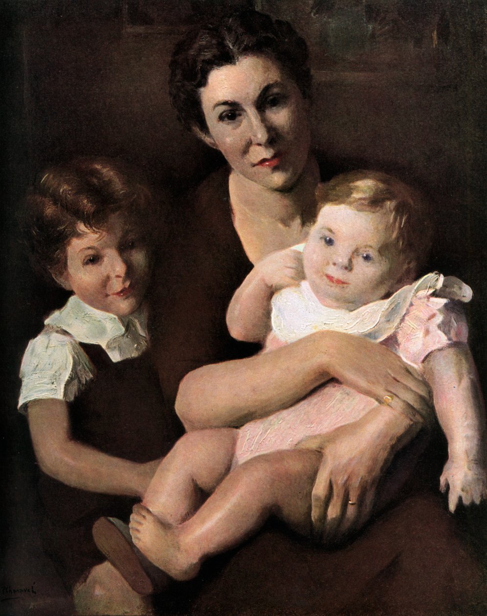 "أمومة" ، 1938. بواسطة بول شارفيل