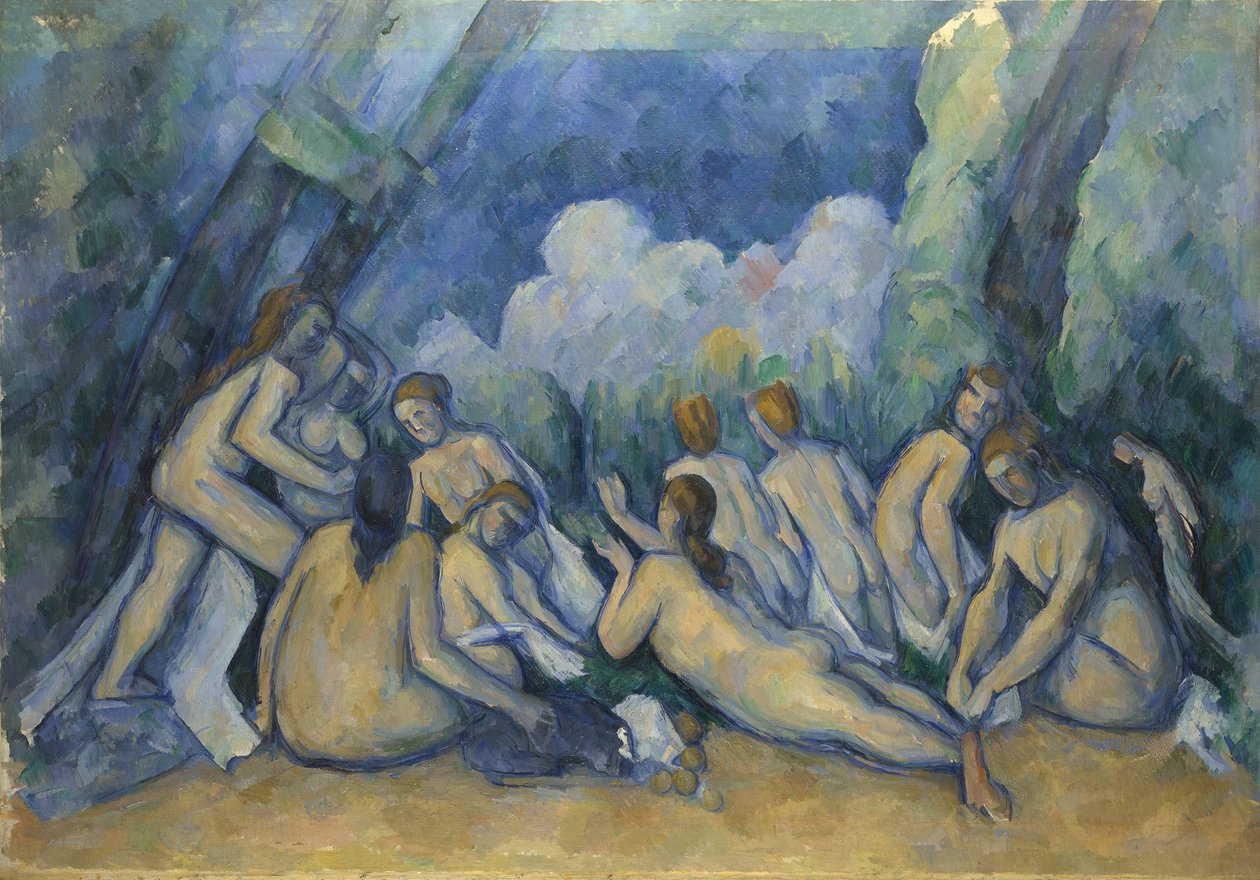 Bathers The Great Bathers ، 1894-1905 بواسطة بول سيزان