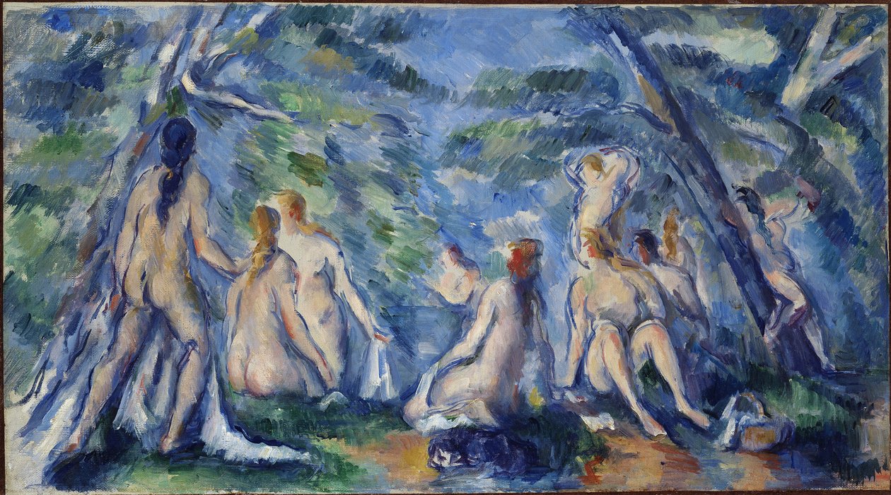 باثرز ، حوالي 1895-1896. بواسطة بول سيزان