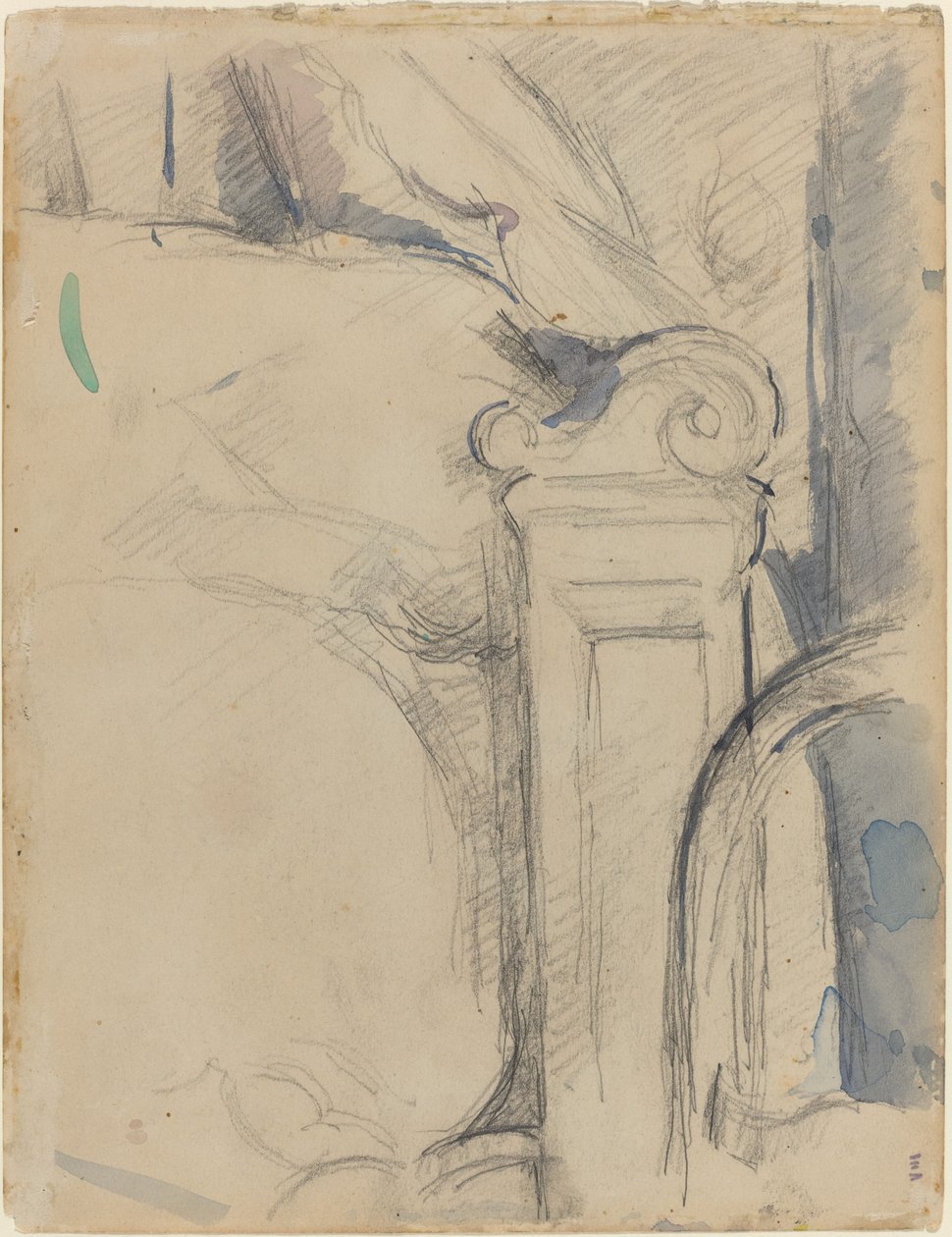 Bedpost [ظهر] ، ج. 1895. بواسطة بول سيزان
