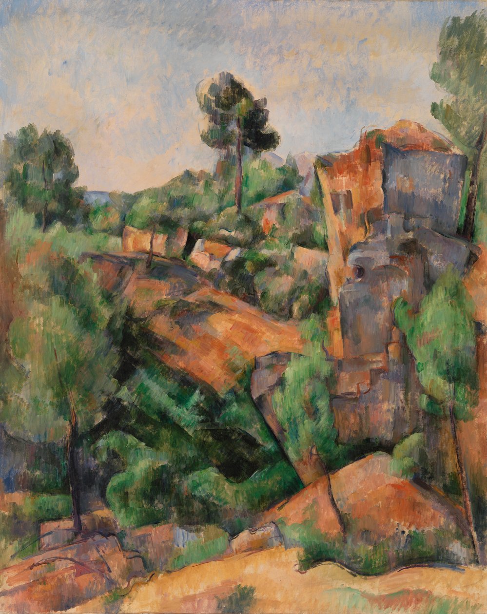 Bibémus Quarry (Bibémus Quarry) بواسطة بول سيزان