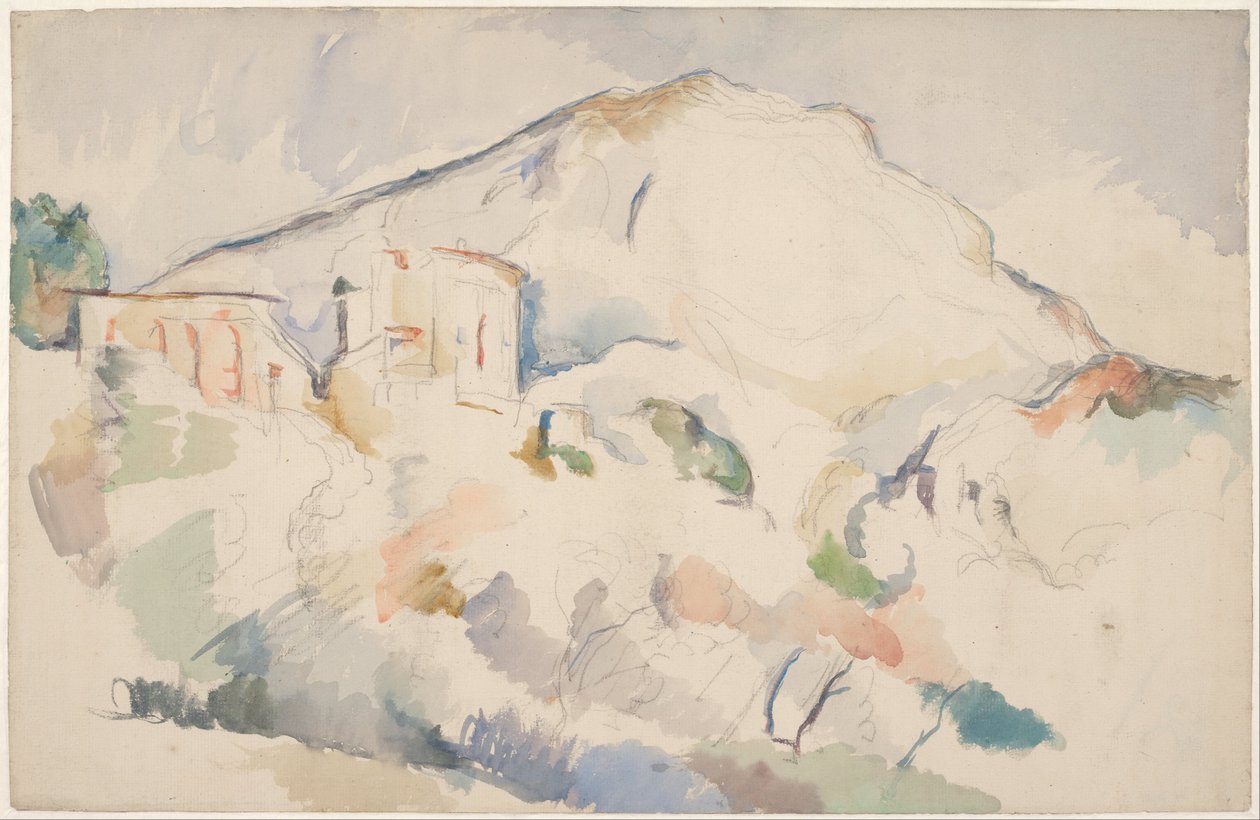 Château Noir و Mont Sainte-Victoire ، حوالي 1890-1895 بواسطة بول سيزان