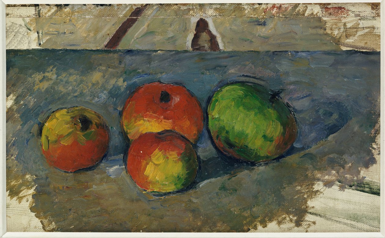 أربعة تفاح ، c.1879-82 بواسطة بول سيزان