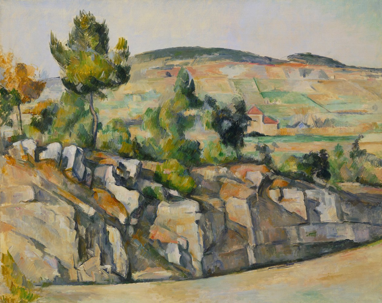 التلال في بروفانس ، c.1886-90 بواسطة بول سيزان
