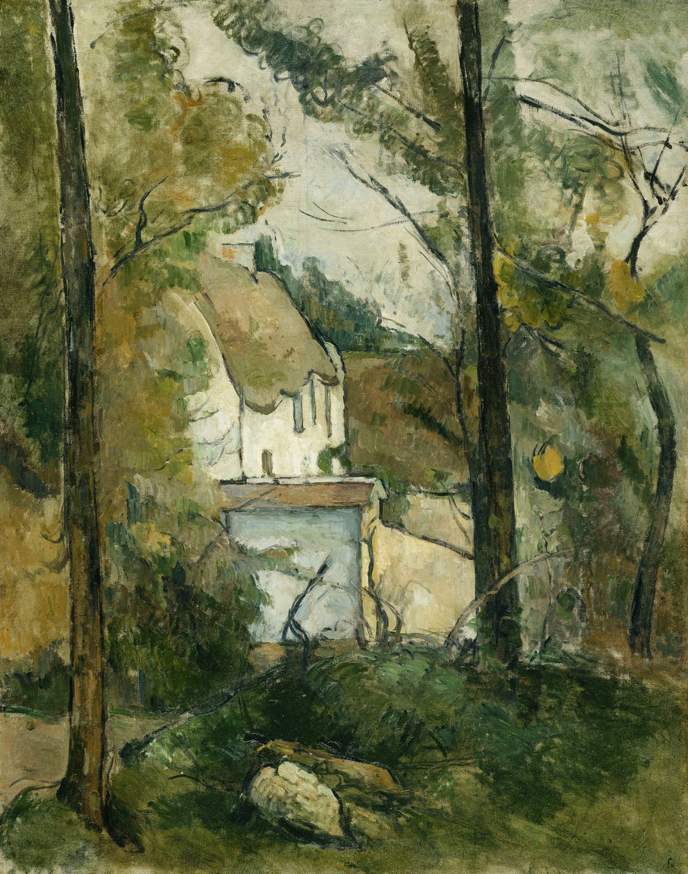 البيت في الأشجار ، Auvers. البيت في الأشجار ، أوفيرز ، 1879 بواسطة بول سيزان