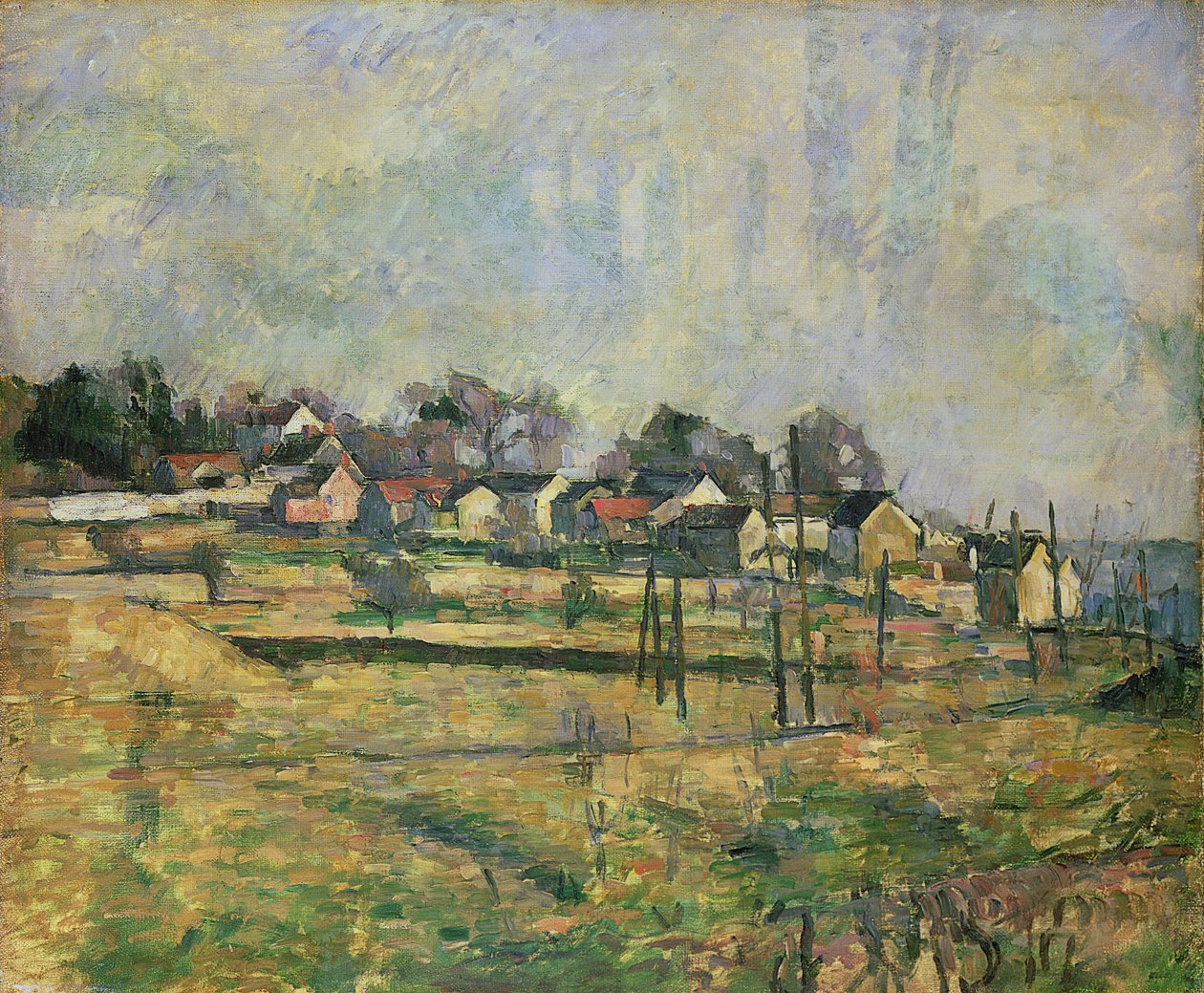 المناظر الطبيعية ، ج .1873-77 بواسطة بول سيزان