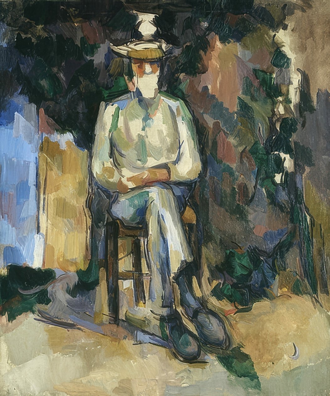 The Gardener Vallier (Der Gärtner Vallier). 1906 بواسطة بول سيزان