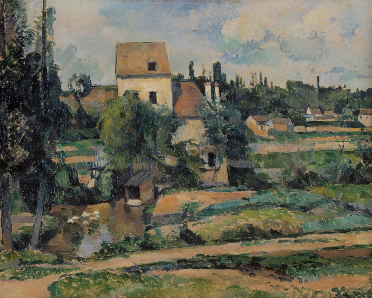مطحنة على Couleuvre في Pontoise ، 1881 بواسطة بول سيزان