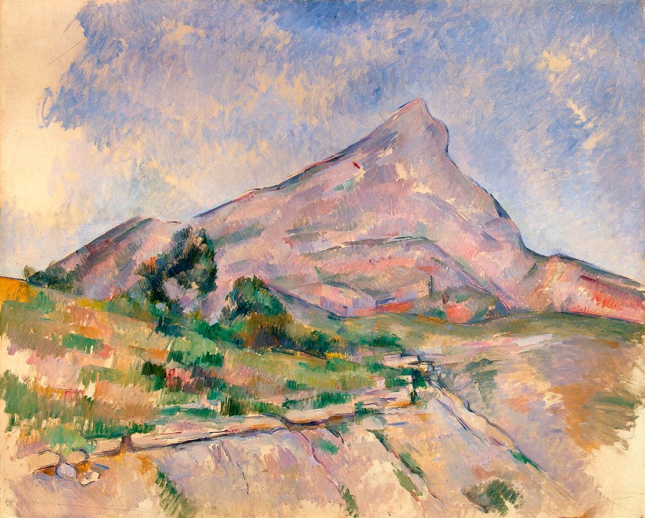 مونت سانت فيكتوار ، 1897-1898. بواسطة بول سيزان