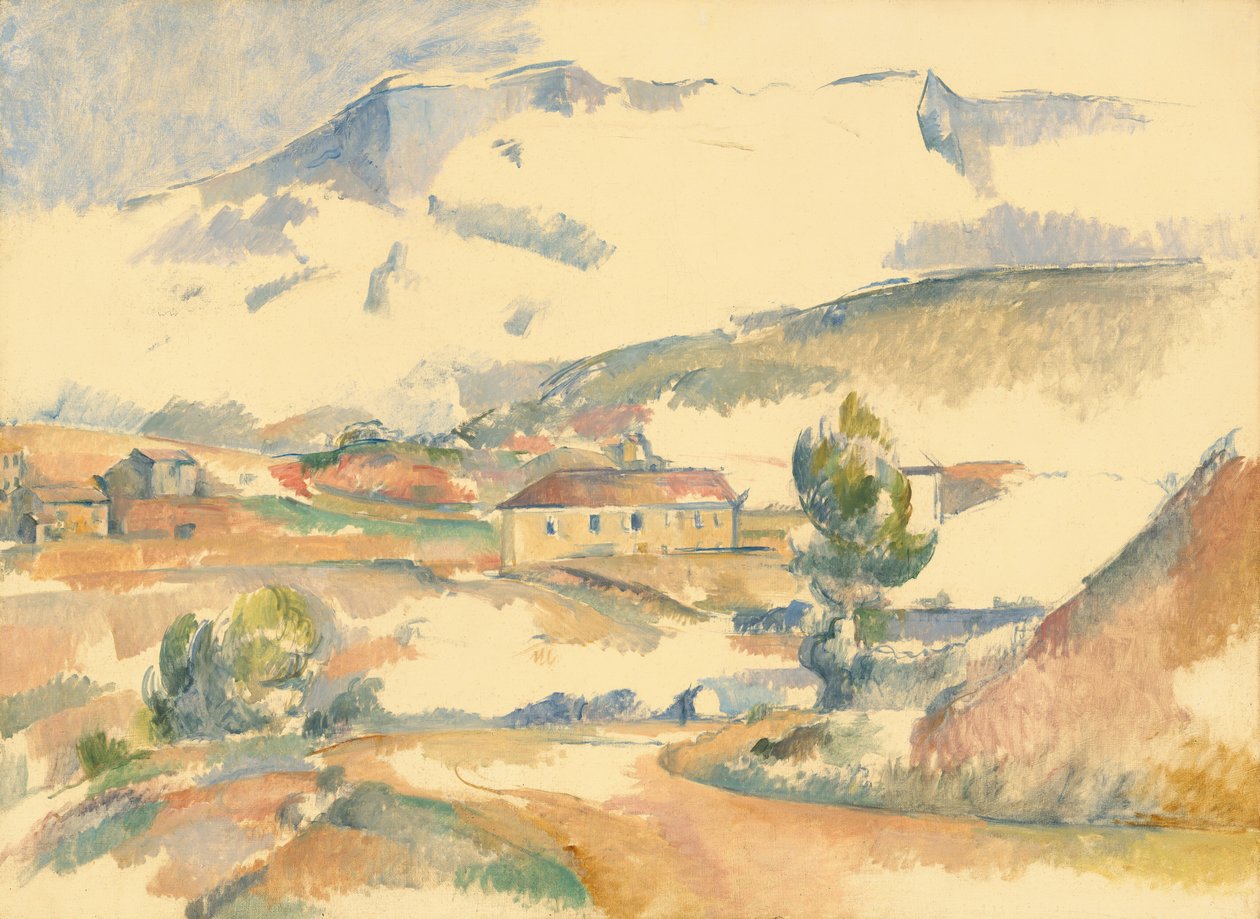 جبل Sainte-Victoire بالقرب من Gardanne بواسطة بول سيزان