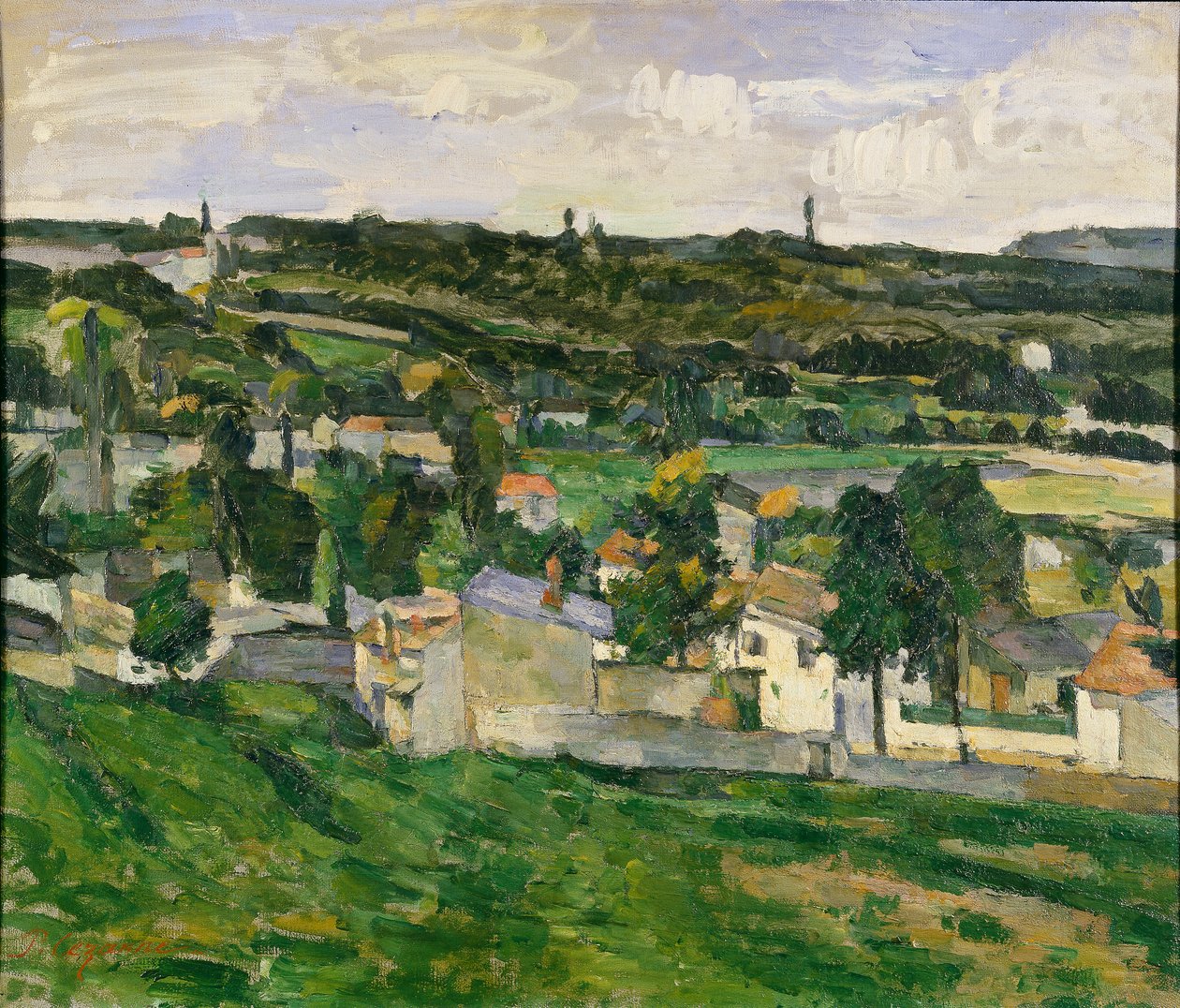 بالقرب من Auvers-sur-Oise ، 1880 بواسطة بول سيزان