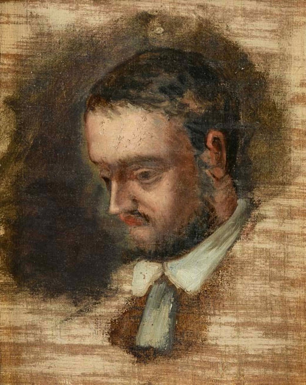 صورة لإميل زولا 1840-1902 ، حوالي 1862-1864. بواسطة بول سيزان