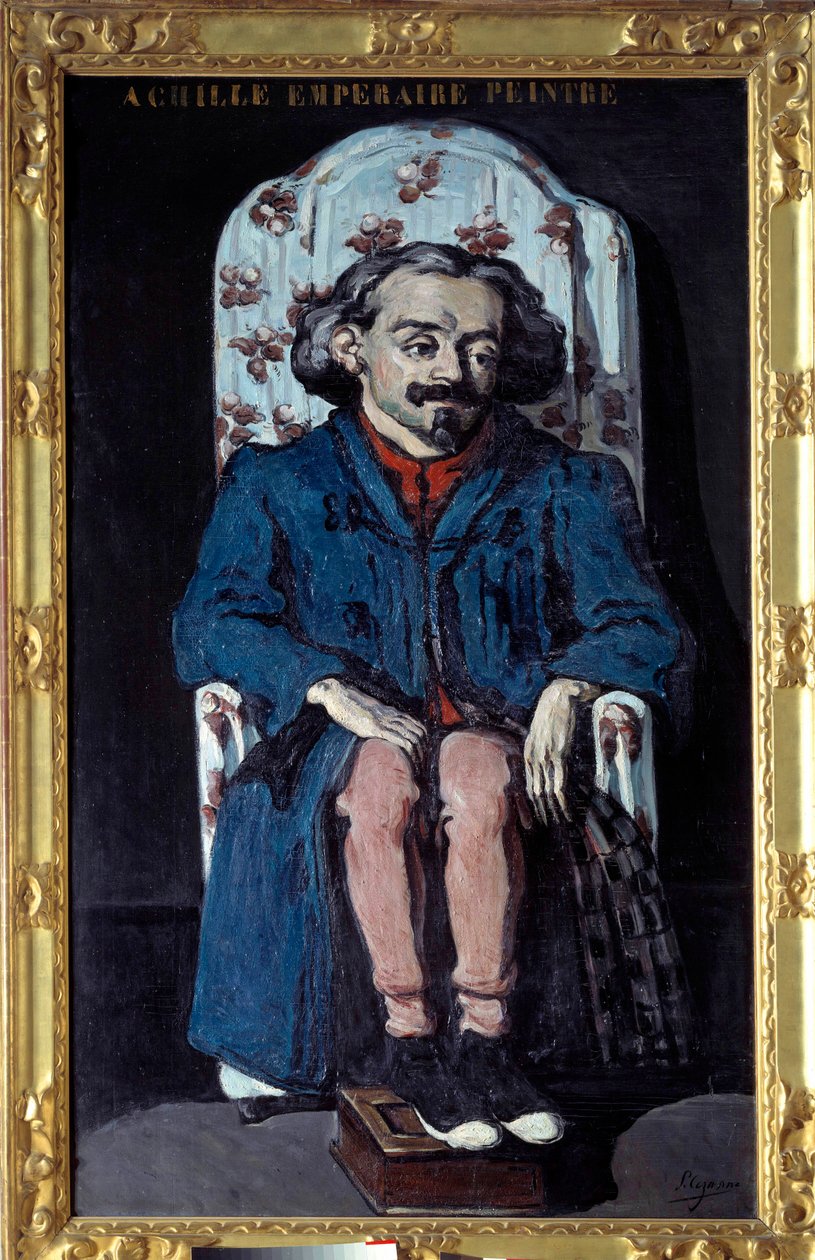Portrait of the painter Achille Emperaire (1829-1898) Painting by Paul Cezanne (1839-1906) 1868 Dim. 2x1,2 m Paris, musee d