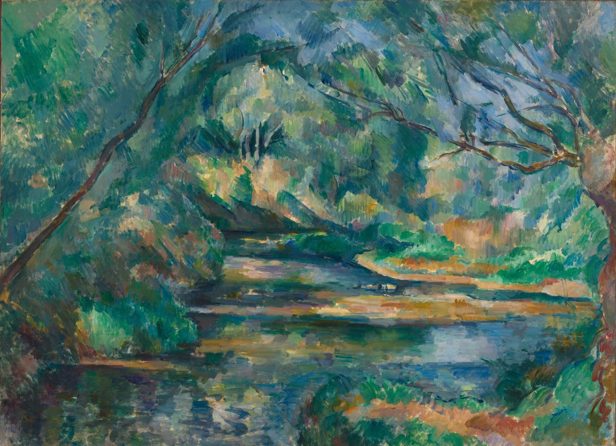 ^ The Brook ، c.1895-1900 بواسطة بول سيزان