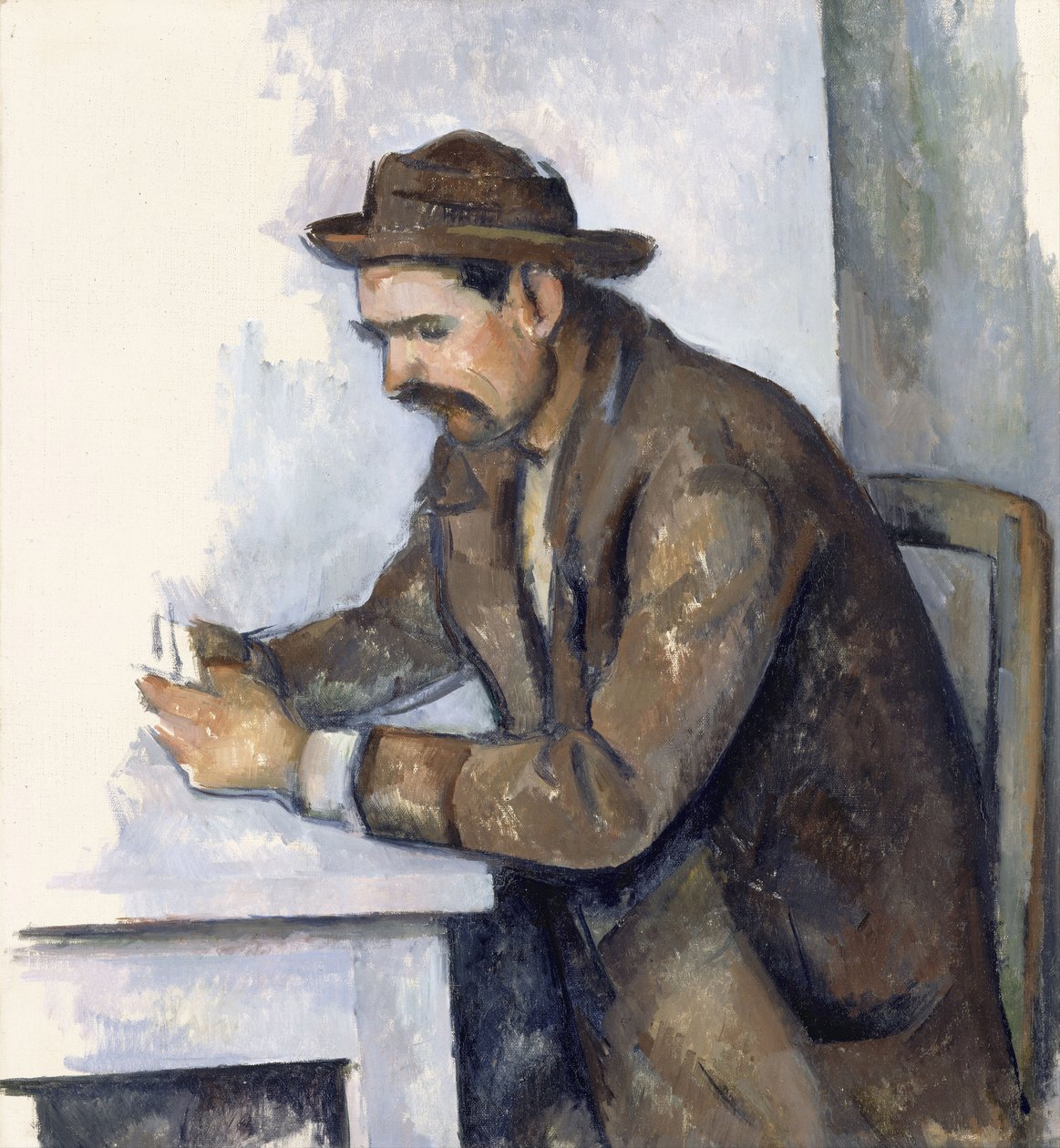 Cardplayer ، 1890-1892 بواسطة بول سيزان