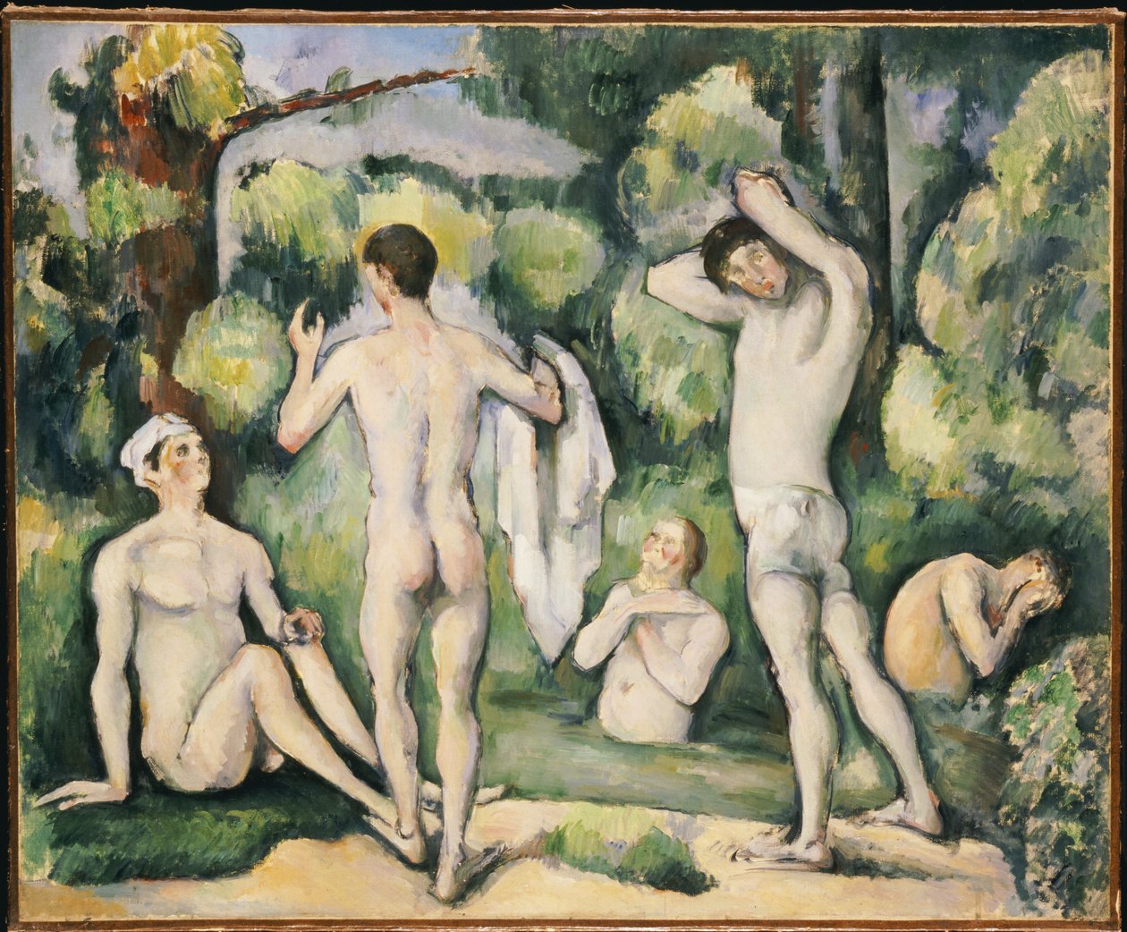 The Five Bathers ، c.1880-82 بواسطة بول سيزان