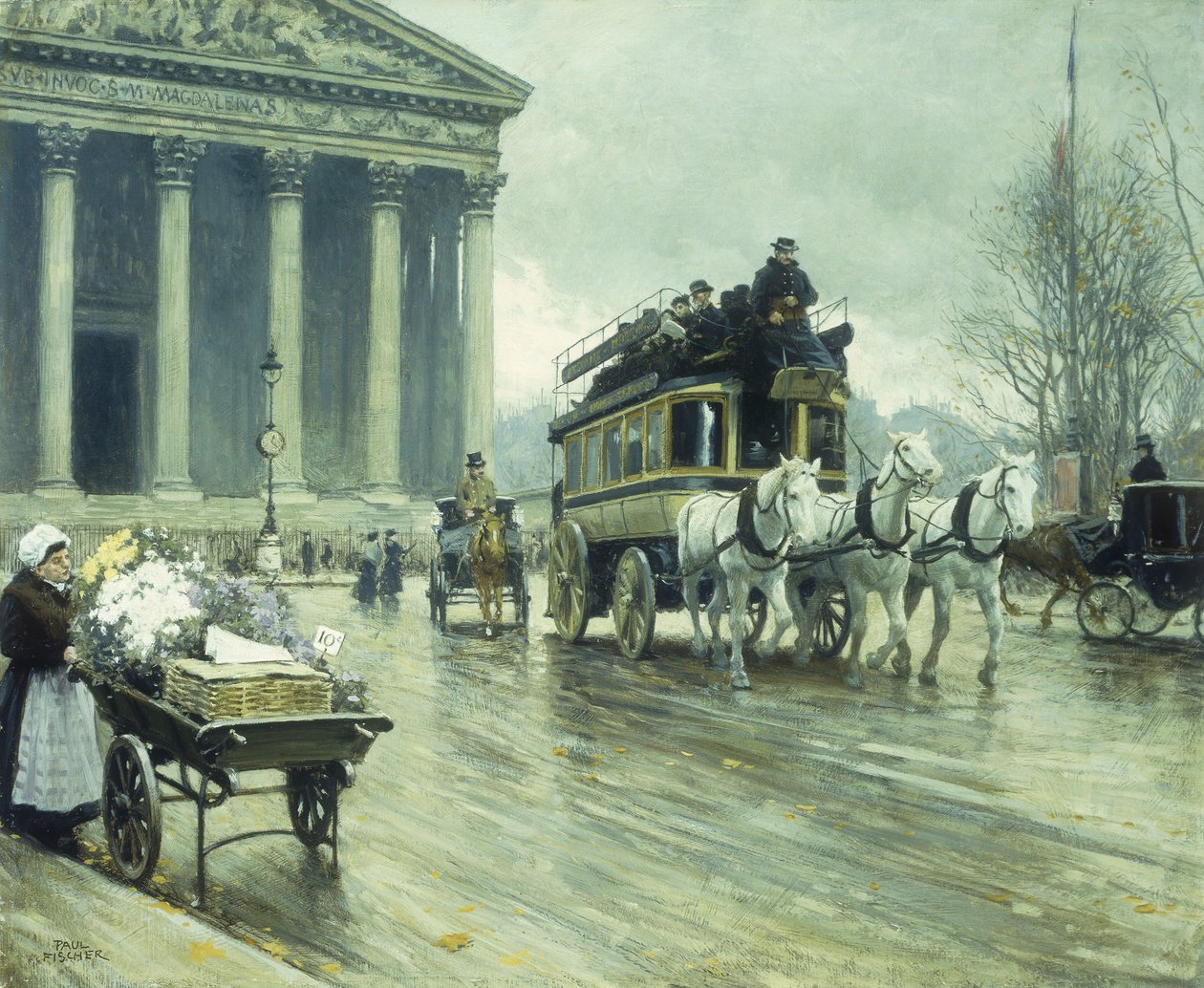 Boulevard a la Madeleine، Paris بواسطة بول فيشر