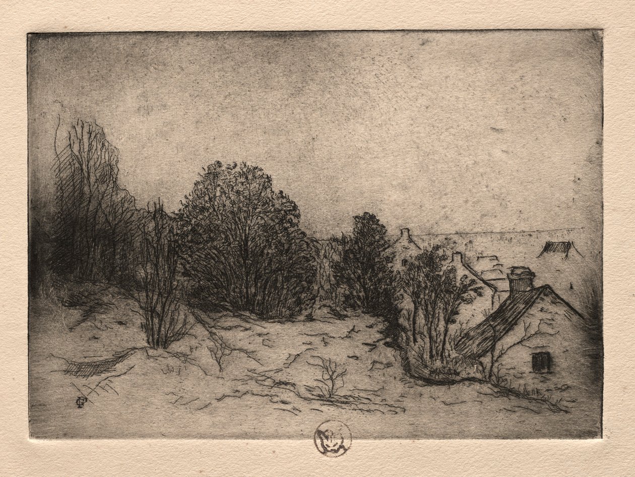 ستة حفر: Vesnots ، Auvers on the Oise ، 1895. بواسطة بول جاشت