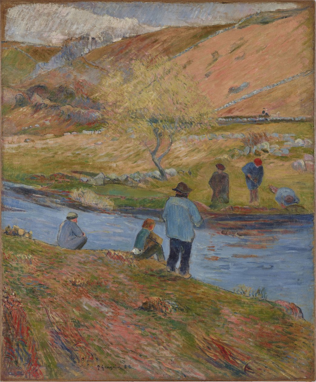 صيادو بريتون ، 1888. بواسطة بول غوغان