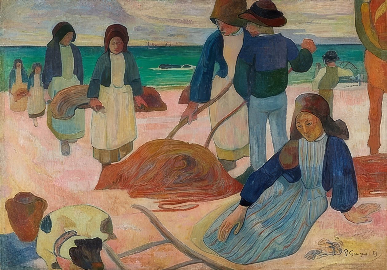 جامعات بريتون ملاقط (II) (Ramasseuses de varech (II)). 1889 بواسطة بول غوغان