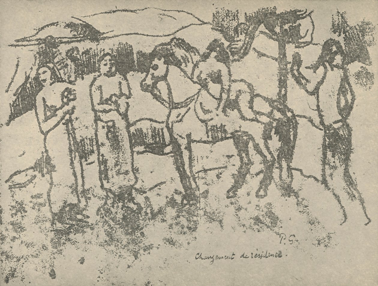 تغيير الإقامة ، 1936 بواسطة بول غوغان