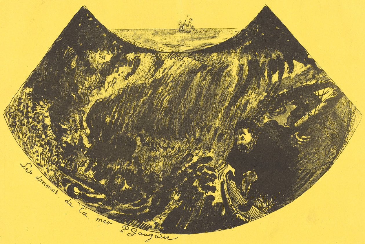 Dramas of the Sea: A Descent into the Maelstrom (Les Drames de la Mer) بواسطة بول غوغان