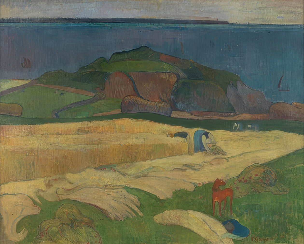 الحصاد (لو بولدو). 1890 بواسطة بول غوغان