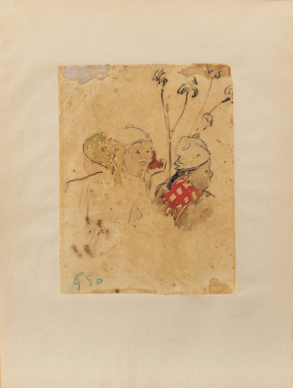 رؤوس ونباتات ، 1887 بواسطة بول غوغان