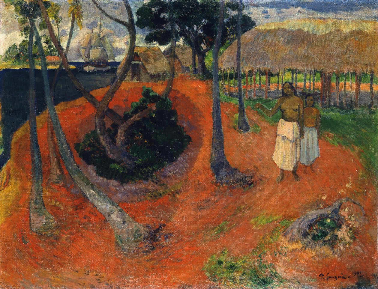 Idyll in Tahiti Idyll in Tahiti ، 1901. بواسطة بول غوغان