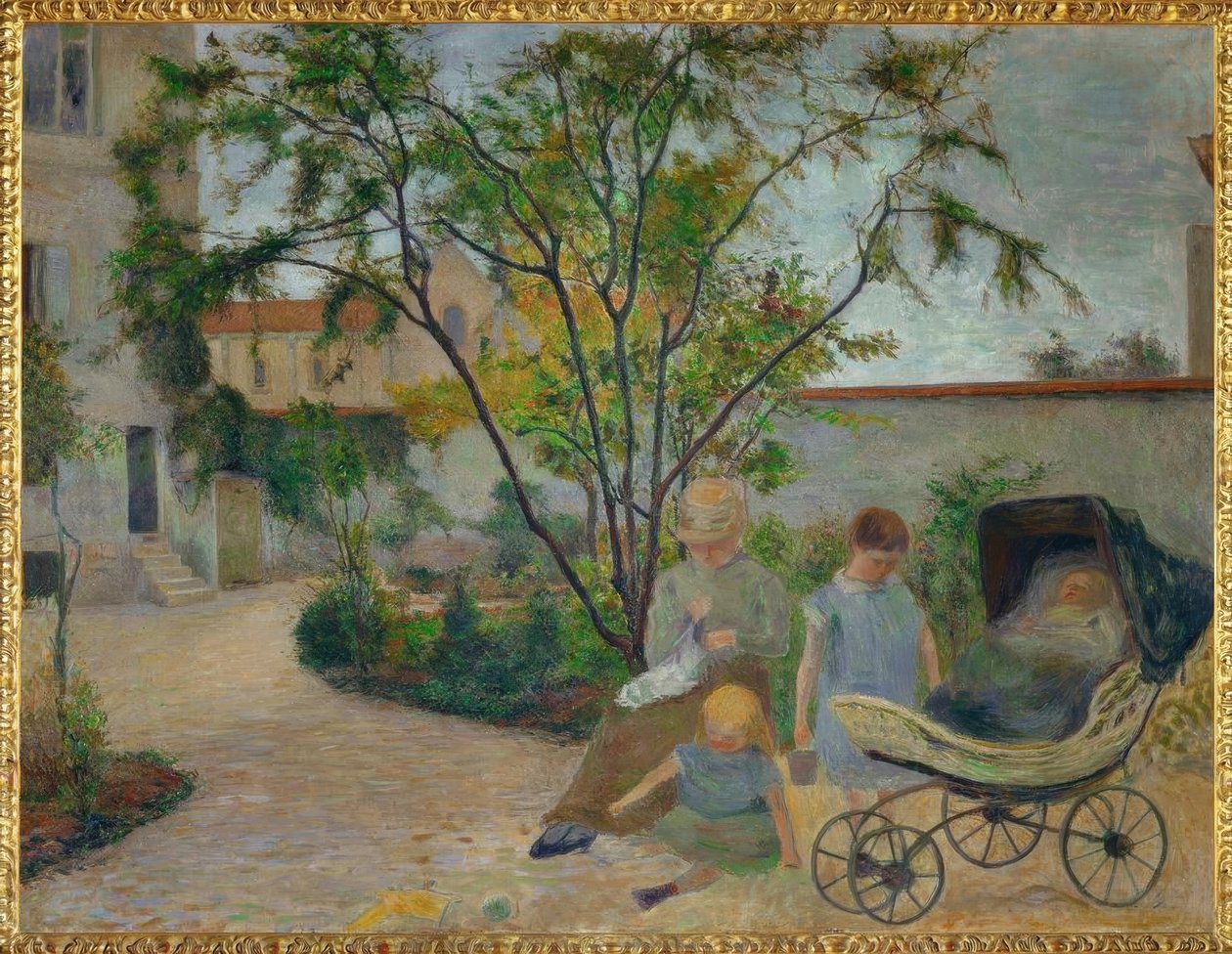 Jardin à Vaugirard ، أو عائلة الرسام في الحديقة بواسطة بول غوغان