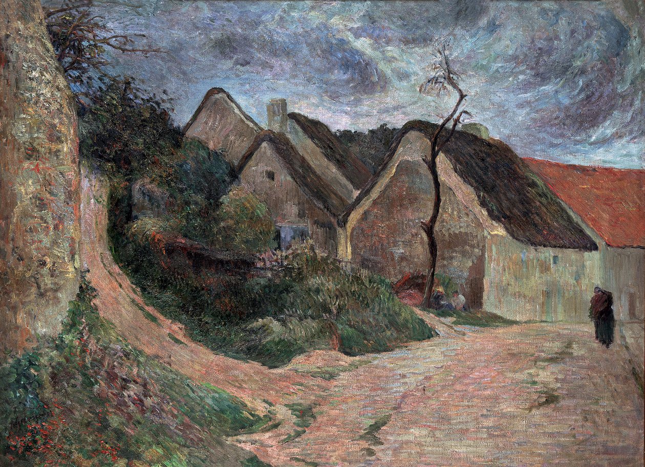 منظر طبيعي في Osny par Gauguin ، Paul Eugene Henri (1848-1903). زيت على قماش ، مقاس 76.5 × 101 بواسطة بول غوغان