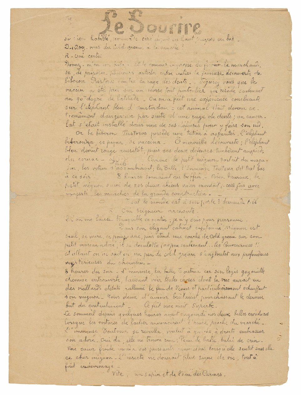 لو سوريير: جورنال سوريو، 19 سبتمبر 1899 بواسطة بول غوغان